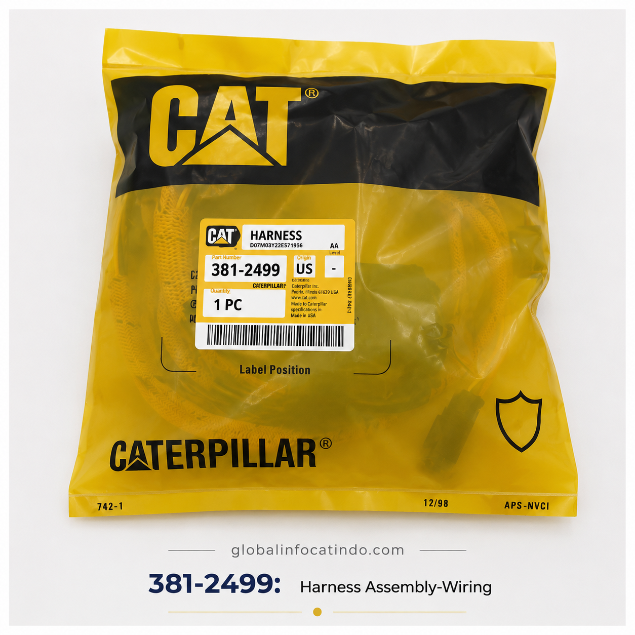 381-2499 322-2733 Harness C7 C7.2 C9.3
